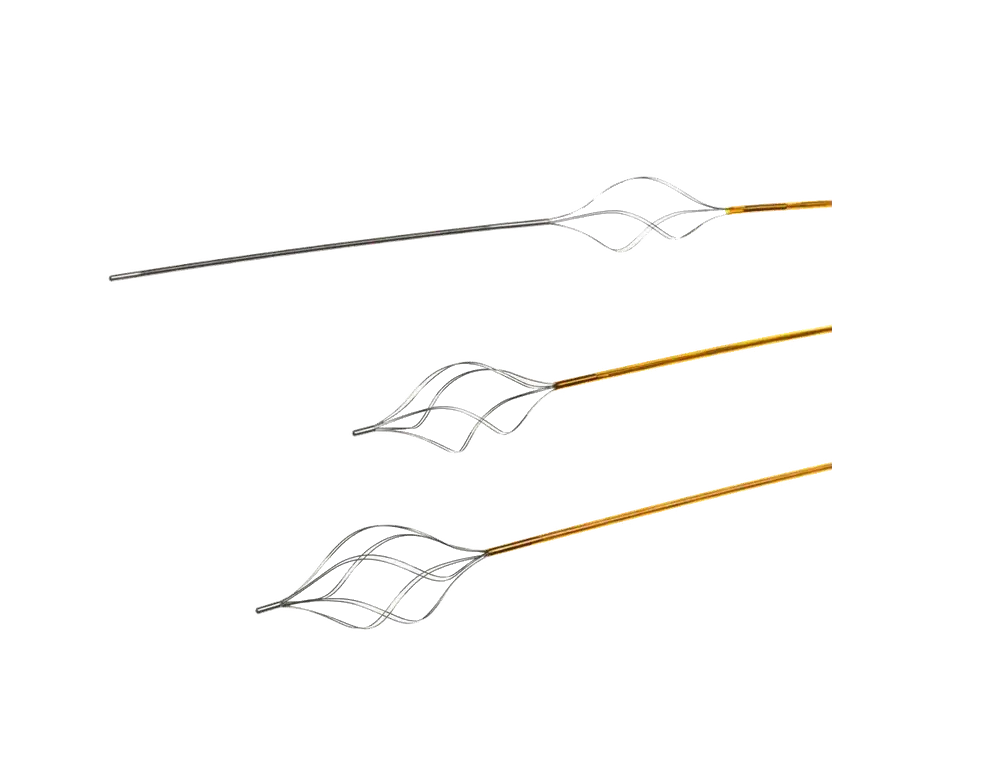 Gemini Paired Wire Helical Stone Retrieval Basket
